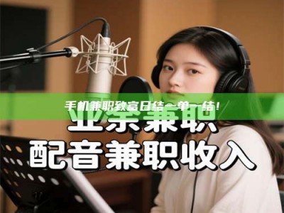 保定手机兼职致富日结一单一结！